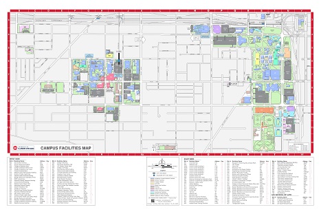  Campus Facilities Map (17" X 11")