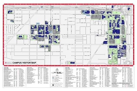 Visitor Campus Map (17" X 11")